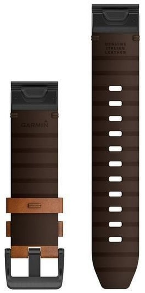 купить Ремешок Garmin QuickFit fenix 6 22mm Chestnut Leather Band в Кишинёве 