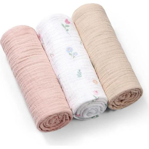 купить Аксессуар для пеленания BabyOno 0828/01 Paturi de infasat din muselina cu suprafata ondulata 3 buc. в Кишинёве 