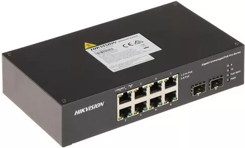 cumpără Switch/Comutator Hikvision DS-3T0510HP-E/HS Industrial (8port PoE Long distance) în Chișinău 
