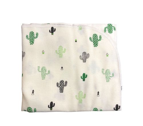 Пеленка байковая HB (100x80 cm) Cactus 