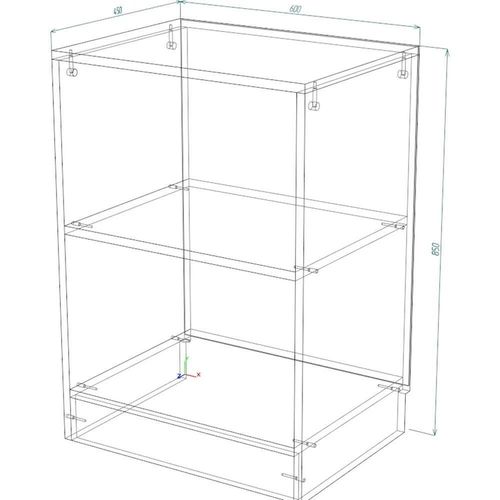 купить Комод Smartex (16373) Т7 60cm Ivory в Кишинёве 