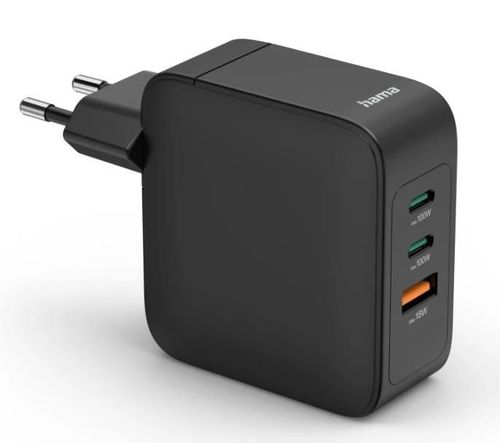 cumpără Încărcător cu fir Hama 201962 Fast Charger, GaN, 2x USB-C, 1x USB-A, PD, 100W în Chișinău 