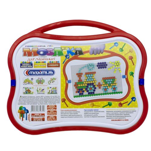 cumpără Complex de joacă pentru copii Maximus MX5233 Set de joc în valiză Mozaică pentru micuți 350 elem. în Chișinău 