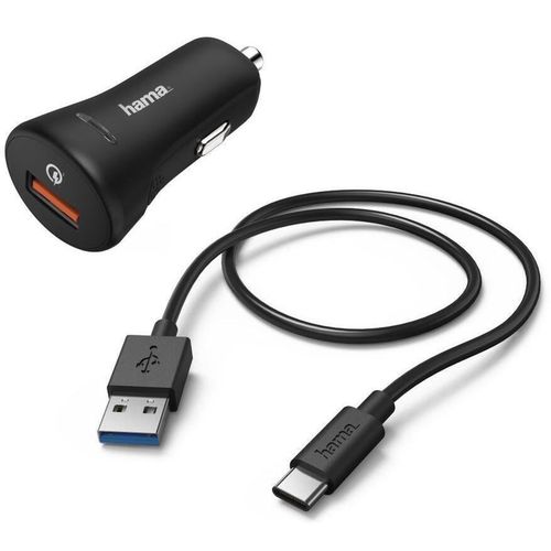 купить Аксессуар для моб. устройства Hama 178394 Type-C Charger, 3.0 A, QC 3.0+ в Кишинёве 