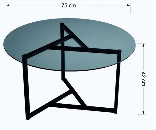 купить Журнальный столик Trendy Trio sehpa S402F 75x42x75cm в Кишинёве 
