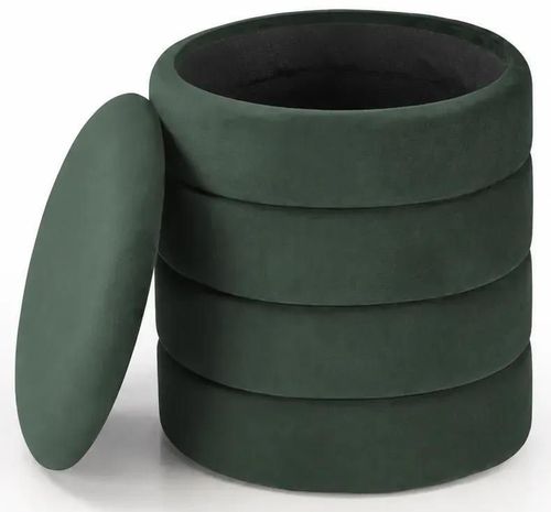 купить Пуф Halmar PACHO 1, Dark green в Кишинёве 