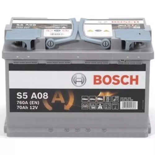 купить Автомобильный аккумулятор Bosch 70AH 760A(EN) клемы 0 (278x175x190) S6 008 AGM (Prof DP) (0092LA0080) в Кишинёве 