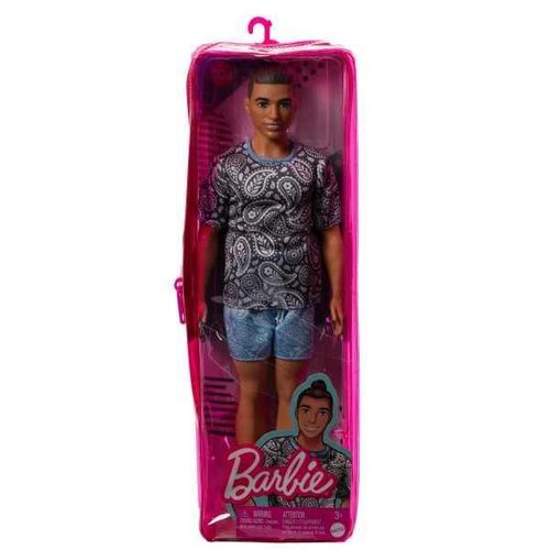 cumpără Păpușă Barbie HJT09 Ken Fashionist în tricou cu imprimeu paisley în Chișinău 