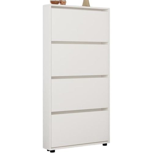 купить Полка для обуви Mobildor-Lux Leo Slim 60x16x164H cm White в Кишинёве 