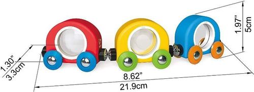 купить Машина Hape E3805B TAKE A LOOK TRAIN в Кишинёве 