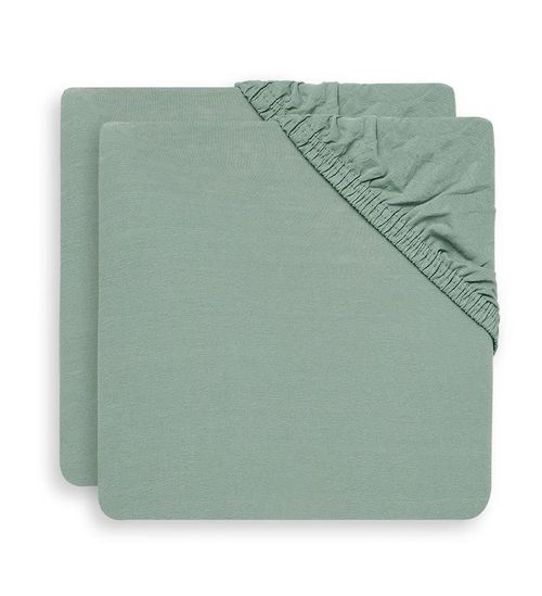 купить Детское постельное белье Jollein 2511-507-00095 Cearsaf cu elastic Jersey Ash Green, 120x60cm, 2buc в Кишинёве 