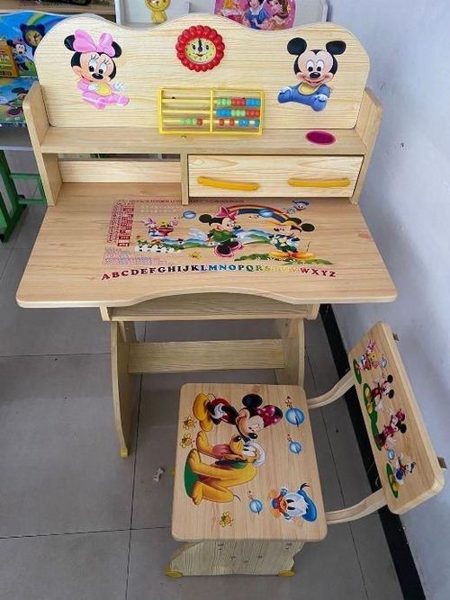купить Набор детской мебели Richi 88993 Masa pentru studiu bej в Кишинёве 