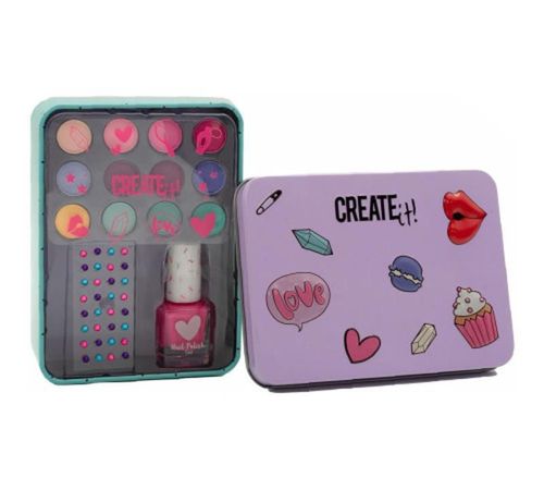 купить Набор для творчества Create it! 84528B Set contur de ochi si oja in cutie metal в Кишинёве 