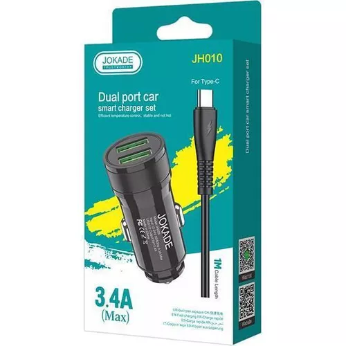 cumpără Încărcător pentru automobil Jokade JH010CCTYBK Black în Chișinău 