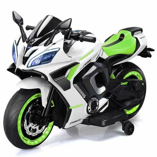 cumpără Mașină electrică pentru copii Richi (96300) Motocicleta verde pe acumulator pentru copii (3188) în Chișinău 