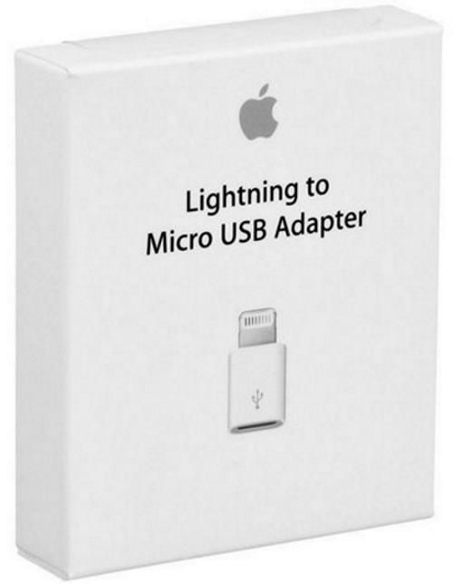 купить Адаптер для мобильных устройств Apple Lightning to micro USB MD820 в Кишинёве 
