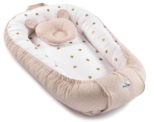 cumpără Cocon pentru bebelusi PernaMea Babynest Buline Maro (PM.100927/29) în Chișinău 