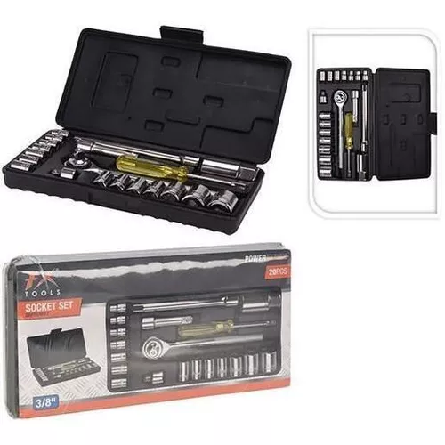 cumpără Set de tubulare, bite, duze Promstore 26324 Trusa capete chei cu clichet FX 20buc în Chișinău 