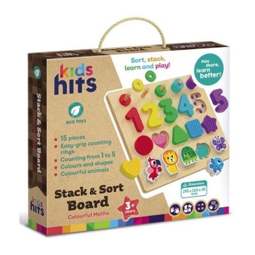 купить Головоломка Kids Hits KH20/024 Деревянные пазлы Colourful Maths в Кишинёве 