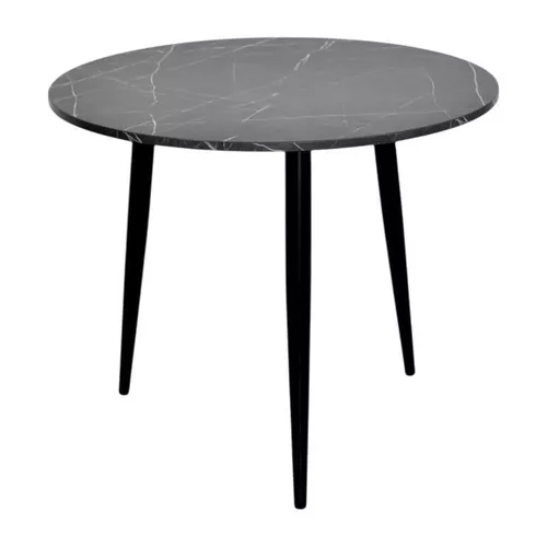 купить Комплект стол и стулья Evelin di Costacurta cтол DT-404-6B + 3 стула YTC-078B Bluvel-14 (Dark grey) в Кишинёве 