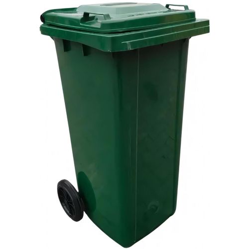 купить Урна для мусора Hydro S Tomberon 120 L verde, CH, HDPE, cu roti si capac 8001258 в Кишинёве 