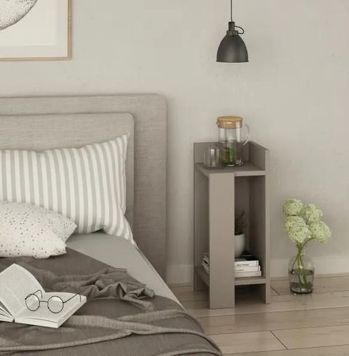 cumpără Noptieră Trendy Elos Right, Light Mocha, 25x60x27cm (GTR001488) în Chișinău 