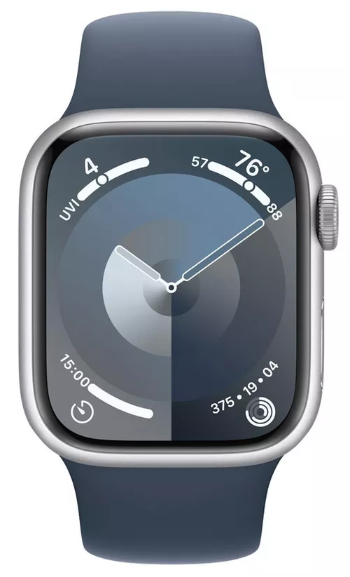 cumpără Ceas inteligent Apple Watch Series 9 GPS 41mm Silver - S/M MR903 în Chișinău 