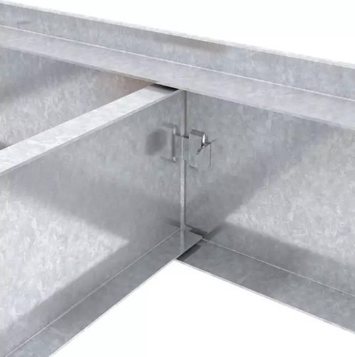 купить Cтеллаж складской Nex Home Raft metalic Titan 1800x1800x400mm, 4 nivele MDF, galvanizat в Кишинёве 