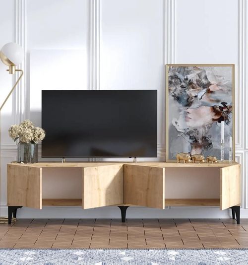 cumpără Comodă TV Trendy Nora, Stejar safir 180x50x35cm în Chișinău 