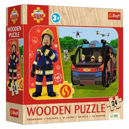 cumpără Puzzle Trefl 20269 Wooden puzzle. Pompierul Sam, 24el în Chișinău 