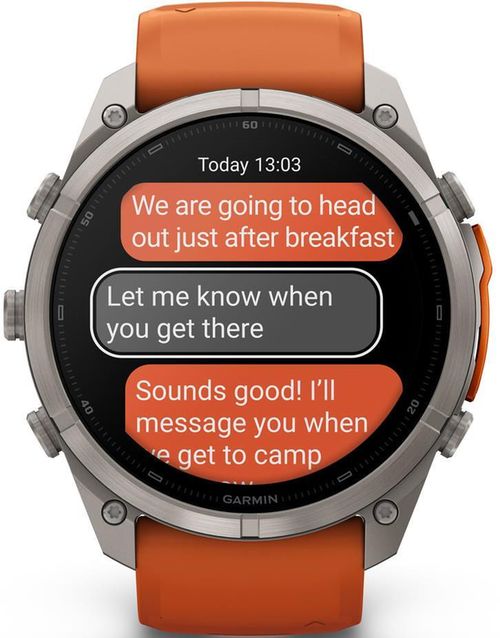 купить Смарт часы Garmin Fenix 9 Pro, 51mm, inReach, Tiw/AtmnOg/Spkbd (010-04337-01) в Кишинёве 