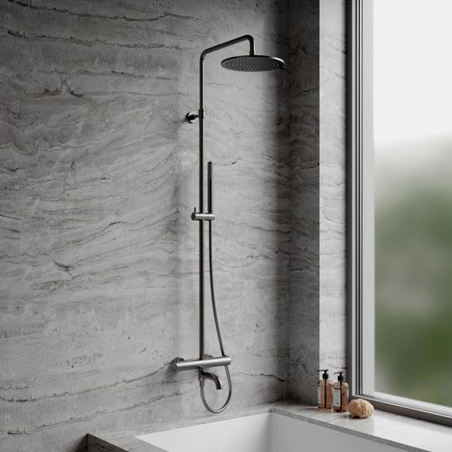 cumpără Panou de duș Omnires termostatata Y Brushed Graphite Y1234GR în Chișinău 
