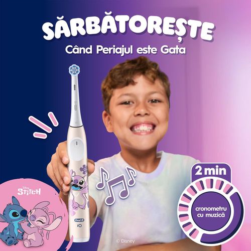 cumpără Periuță de dinți electrică Oral-B iO KIDS ANGELA +TC (7429) în Chișinău 