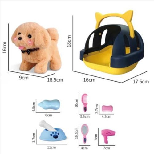 купить Игрушка Essa 9800 Jucărie interactivă din pluș Căţeluş cu accesorii в Кишинёве 