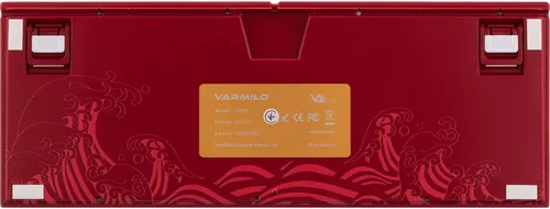 купить Игровая клавиатура Varmilo VEM87 Koi 87Key, EC V2 Rose, EN/UKR, White Led, Red в Кишинёве 