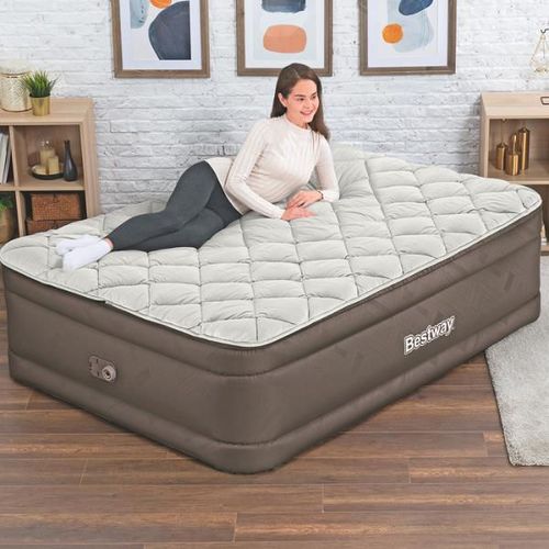 cumpără Saltea gonflabilă Bestway 69145BW Saltea cu pompa electrică 220V încorporată, 203x152x51cm în Chișinău 