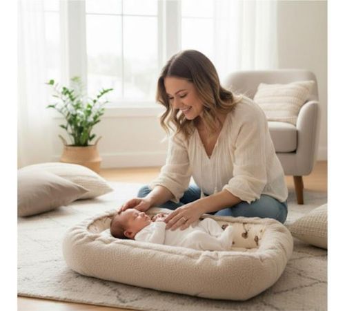 купить Гнездо для новорожденных Sevi Bebe 280-5 Teddy Ecru в Кишинёве 