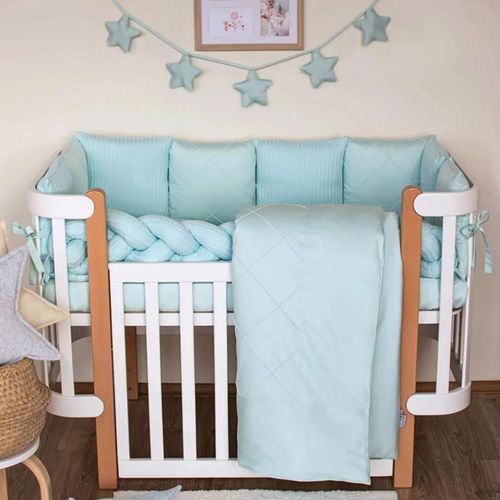 купить Детское постельное белье Veres VR 215.2 Флоренс Ментол (6ед.) в Кишинёве 