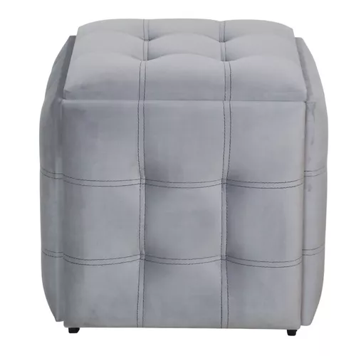 купить Пуф Nex Home Cub Transformer 5 scaune in 1 N7, Gri в Кишинёве 
