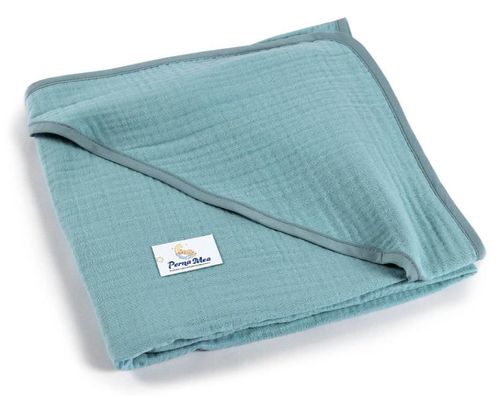 cumpără Accesoriu pentru baie PernaMea Prosop 90x90cm Muslin Mod-2 Turcoaz (PM.101349/17) în Chișinău 