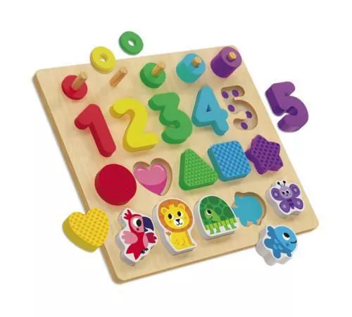 cumpără Puzzle Kids Hits KH20/024 Деревянные пазлы Colourful Maths în Chișinău 