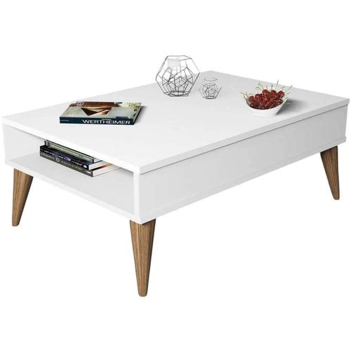 купить Журнальный столик Trendy Лучший, белый 90x34x60 см в Кишинёве 