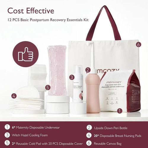 cumpără Produse pentru gravide și mame care alăptează Momcozy PK007-WH41NB-B Set pentru recuperarea dupa nastere Postpartum Recovery Essentials în Chișinău 