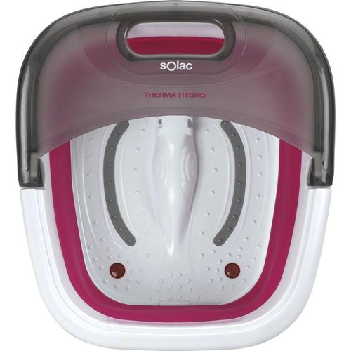 купить Массажер-ванночка для ног Solac Therma Hydro ME7756 White/Pink в Кишинёве 