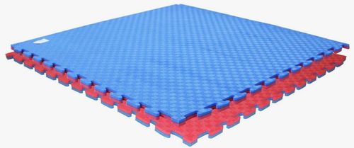 купить Инвентарь для йоги 4Play мат Two-colour Blue-Red 100x100x2.5cm в Кишинёве 