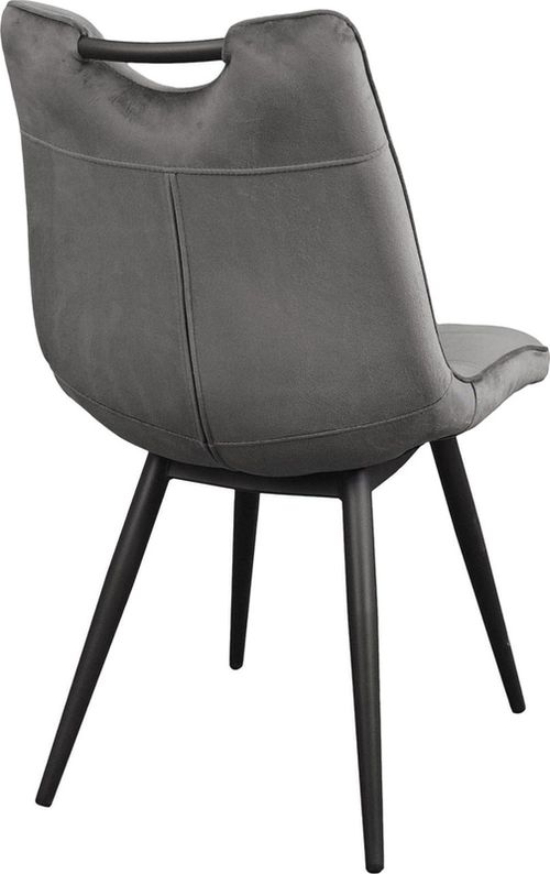 cumpără Scaun Deco Airis Catifea Grey + Black Legs HLR21 în Chișinău 