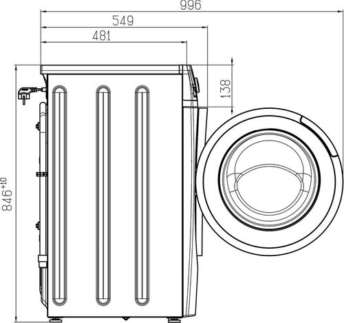 купить Стиральная машина с фронтальной загрузкой Atlant 75C1213-01 в Кишинёве 