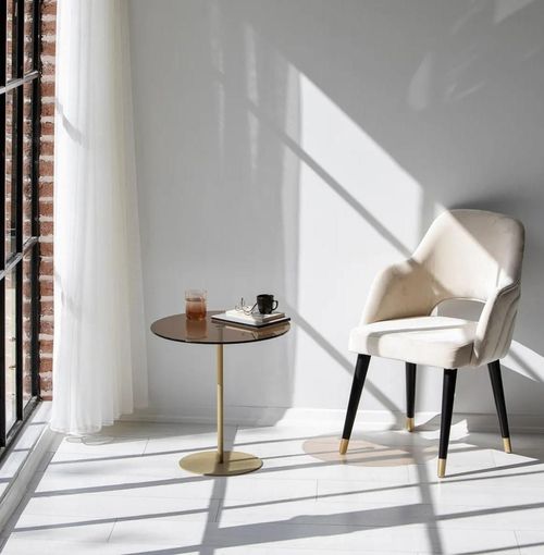 купить Журнальный столик Trendy Chill-Out, Золотой, Бронзовый 50x50x50 см в Кишинёве 