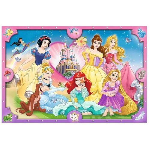 cumpără Puzzle Trefl 50025 Puzzles - 160 XL - The pink world of princesses / Disney Princess_FSC Mix 70% în Chișinău 