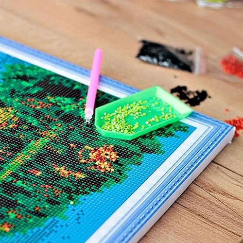 купить Картина по номерам Art Gallery GA86116 Mozaic cu diamante 40x50cm Hortensie albastra в Кишинёве 